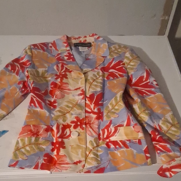 Harve Benard Multicolor Floral Blazer – Size 8 - Picture 2 of 7